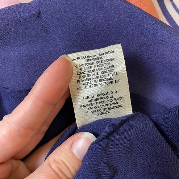 Anthropologie Moulinette‎ Soeurs Floral Silk Midi Off Shoulder Dress Size Small - Picture 9 of 10